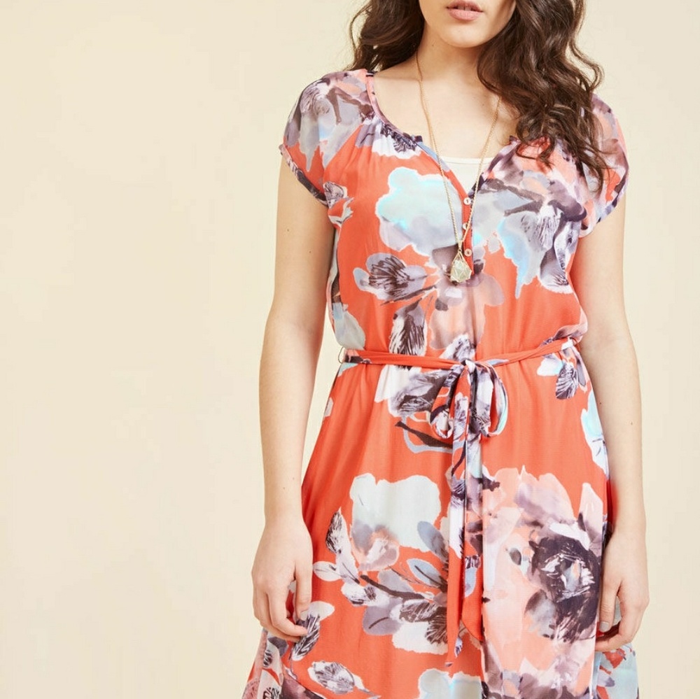 Charming Connections Floral Dress size small